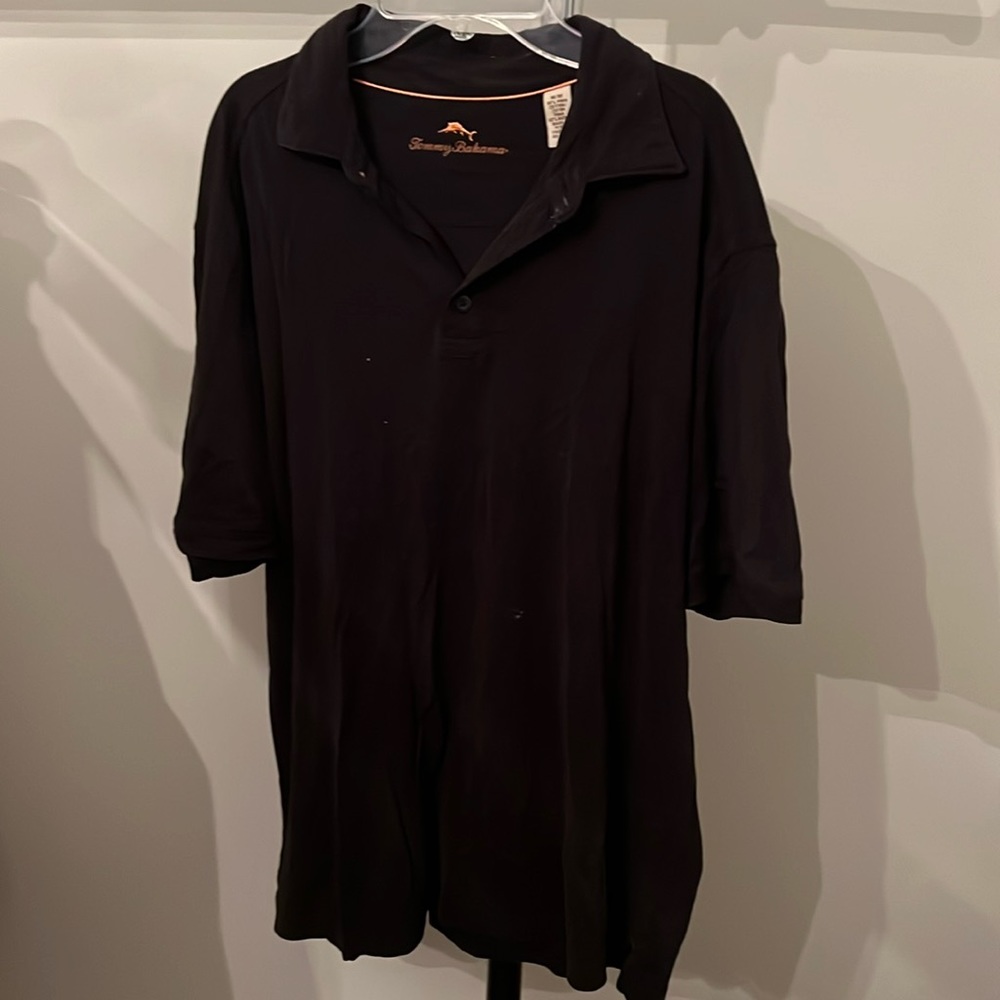 Men’s Tommy Bahama short sleeve polo size Medium (M) black